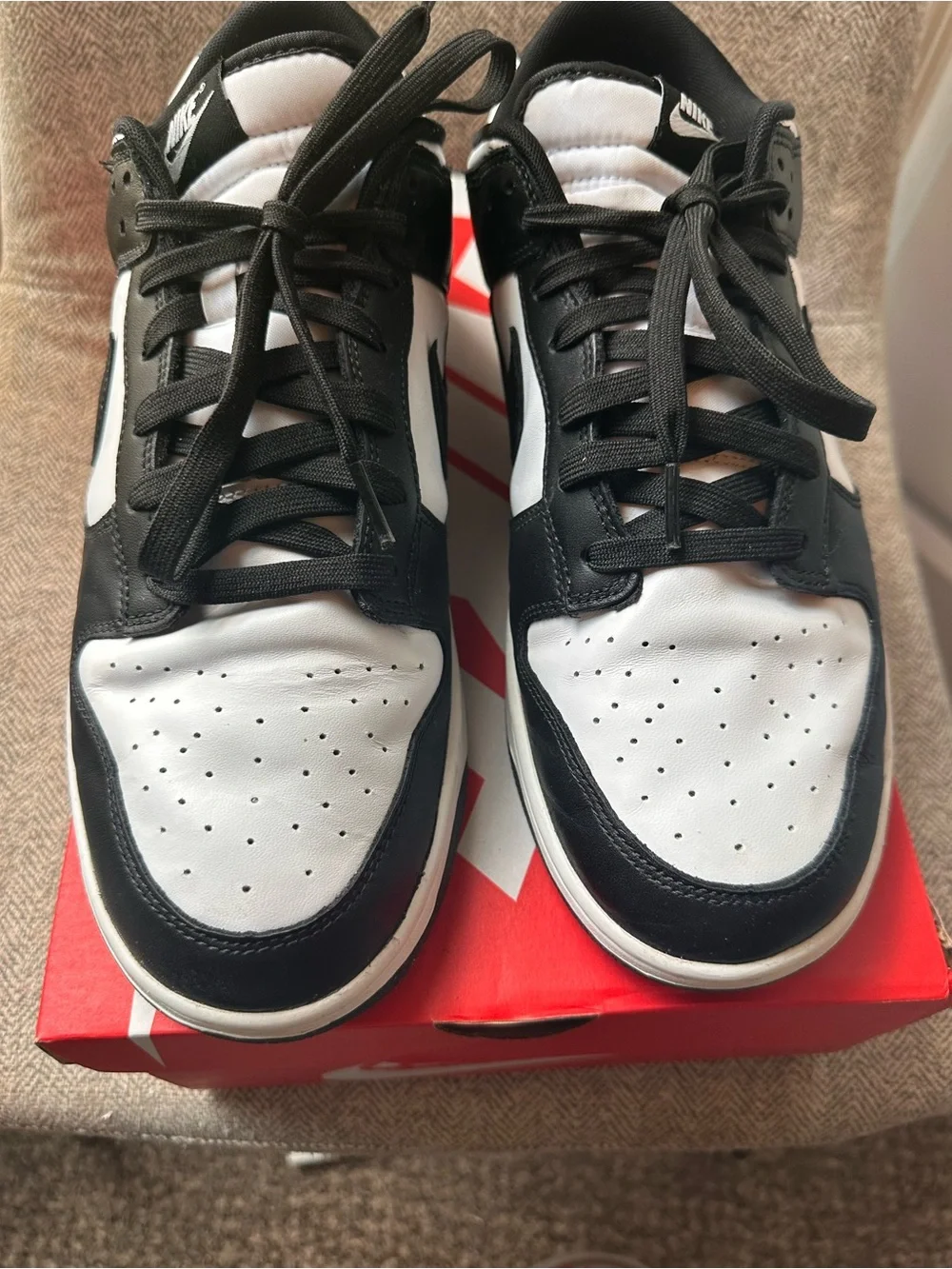 Nike Black and White Dunk Low Retro